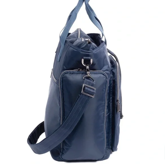 Lug Bustle Convertible Tote Bag in Indigo Blue - Picture 3 of 11